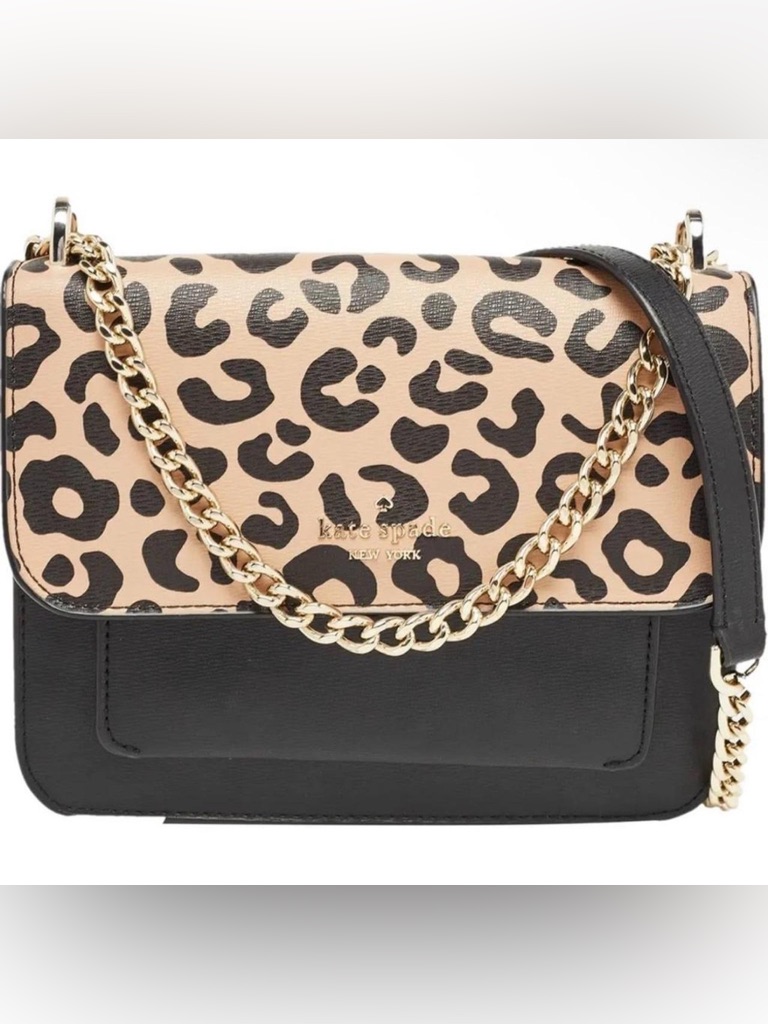 Kate Spade Leopard-Print Remi Flap Crossbody